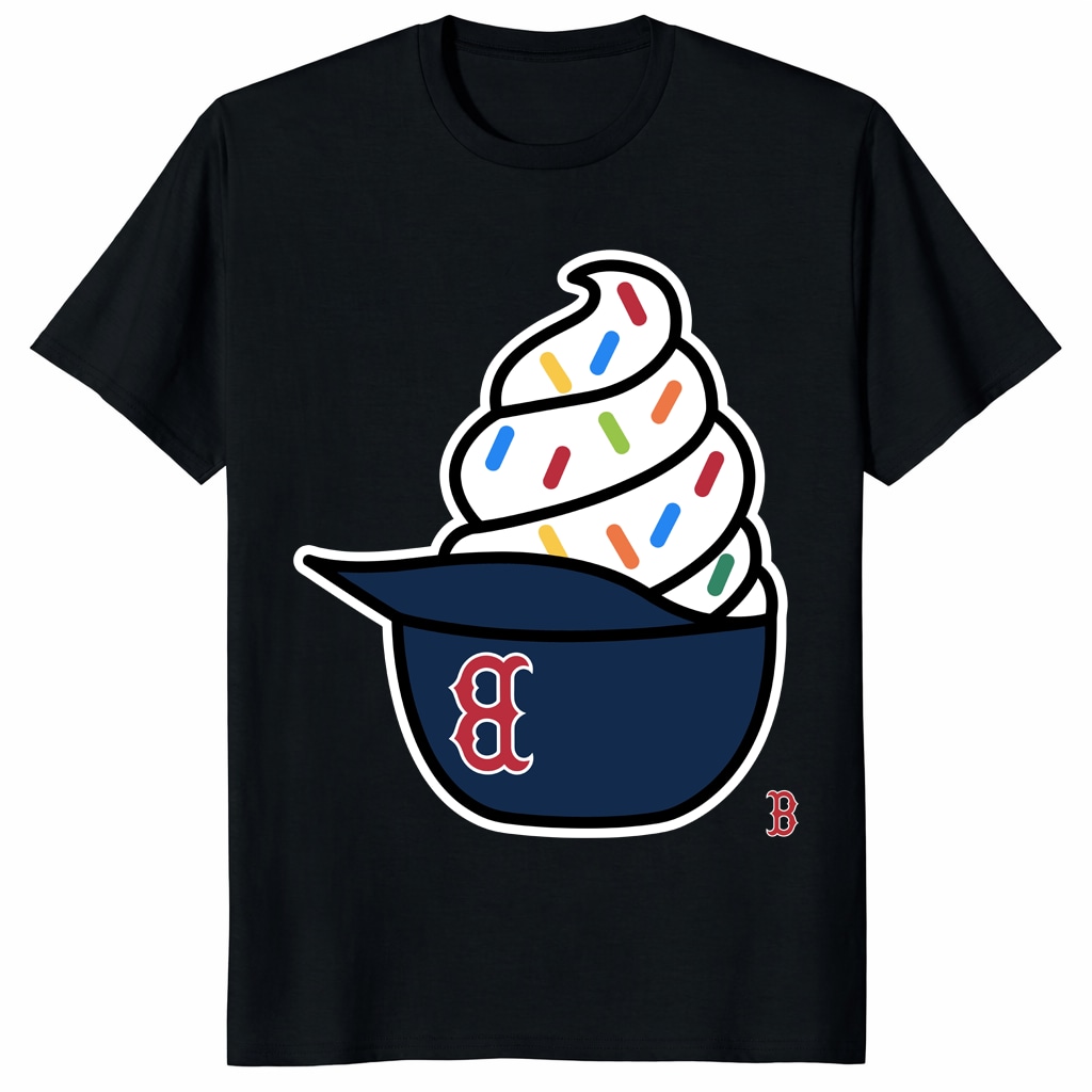 Boston Red Sox Ice Cream Helme Unisex Shirt Boston Red Sox Ice Cream HelmeUnisex Shirt