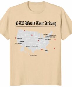 BTS World Tour Arirang Shirt – K-Pop Concert Fan Graphic Tee