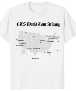 BTS World Tour Arirang Shirt – K-Pop Concert Fan Graphic Tee