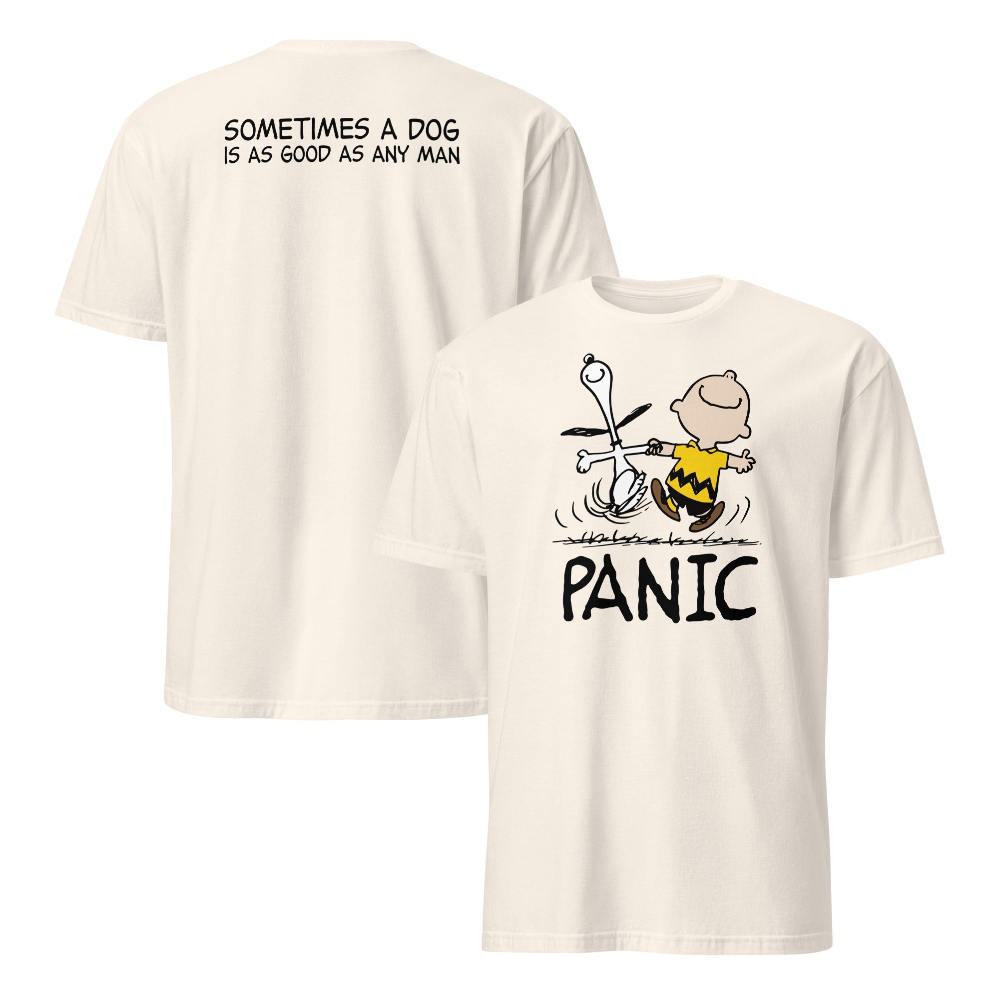 Charlie Brown Snoopy Panic Shirt – Dog Lover Quote Graphic Tee Charlie Brown Snoopy Panic Shirt – Dog Lover Quote Graphic Tee