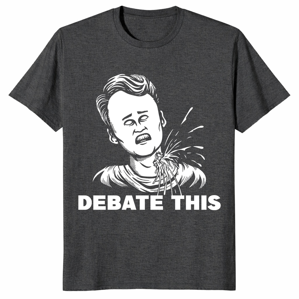 Charlie Kirk Debate This Shirt Conservative Political Statement Tee Charlie Kirk Debate This Shirt Conservative Political Statement Tee