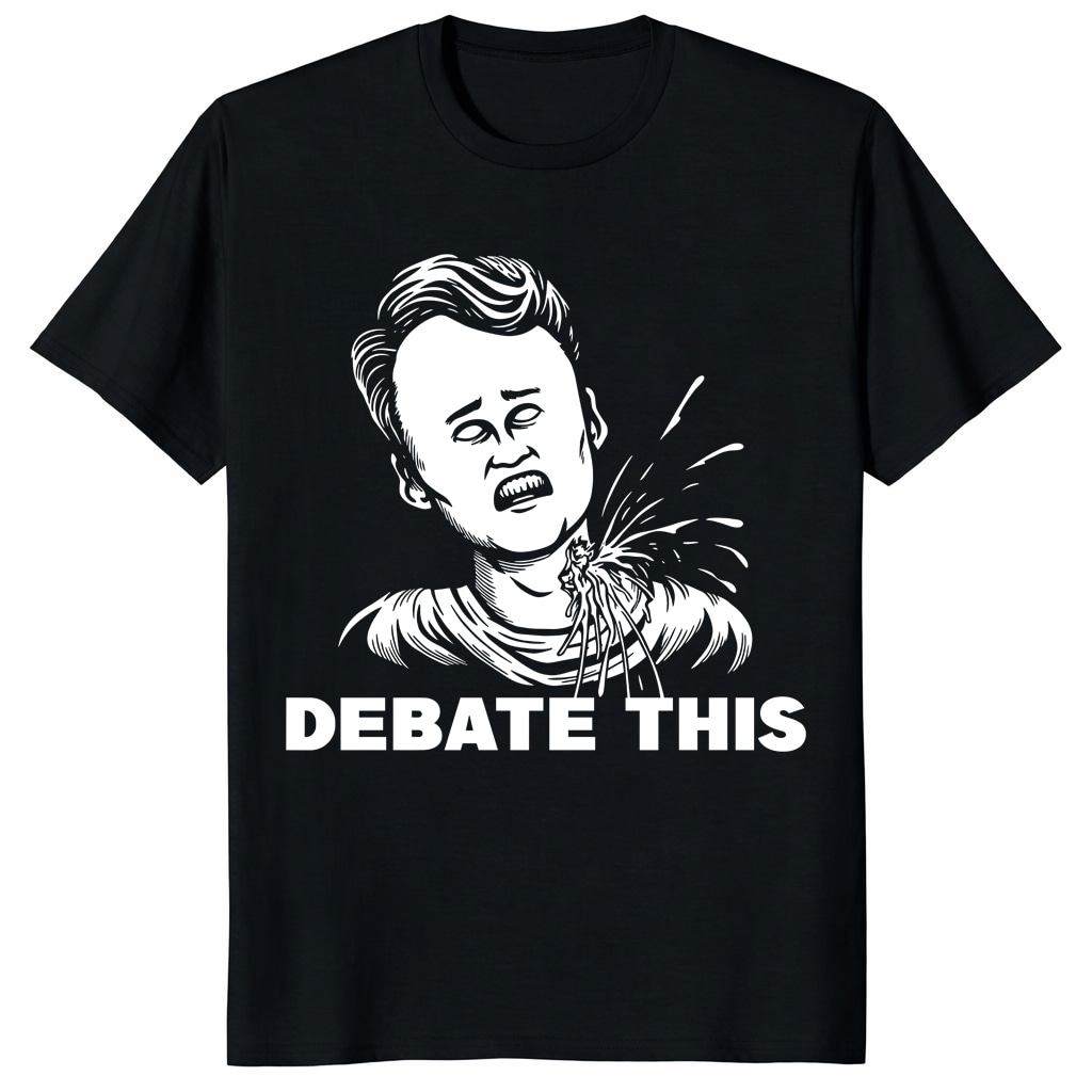 Charlie Kirk Debate This Shirt Conservative Political Statement Tee Charlie Kirk Debate This Shirt Conservative Political Statement Tee