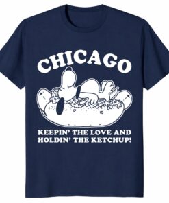 Chicago Snoopy Shirt – Holdin’ The Ketchup Hot Dog Tee