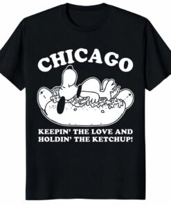 Chicago Snoopy Shirt – Holdin’ The Ketchup Hot Dog Tee