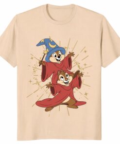 Chip and Dale Wizard Disney Unisex Shirt – Sorcerer Double Trouble