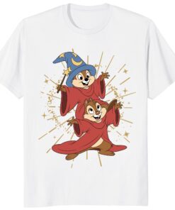Chip and Dale Wizard Disney Unisex Shirt – Sorcerer Double Trouble