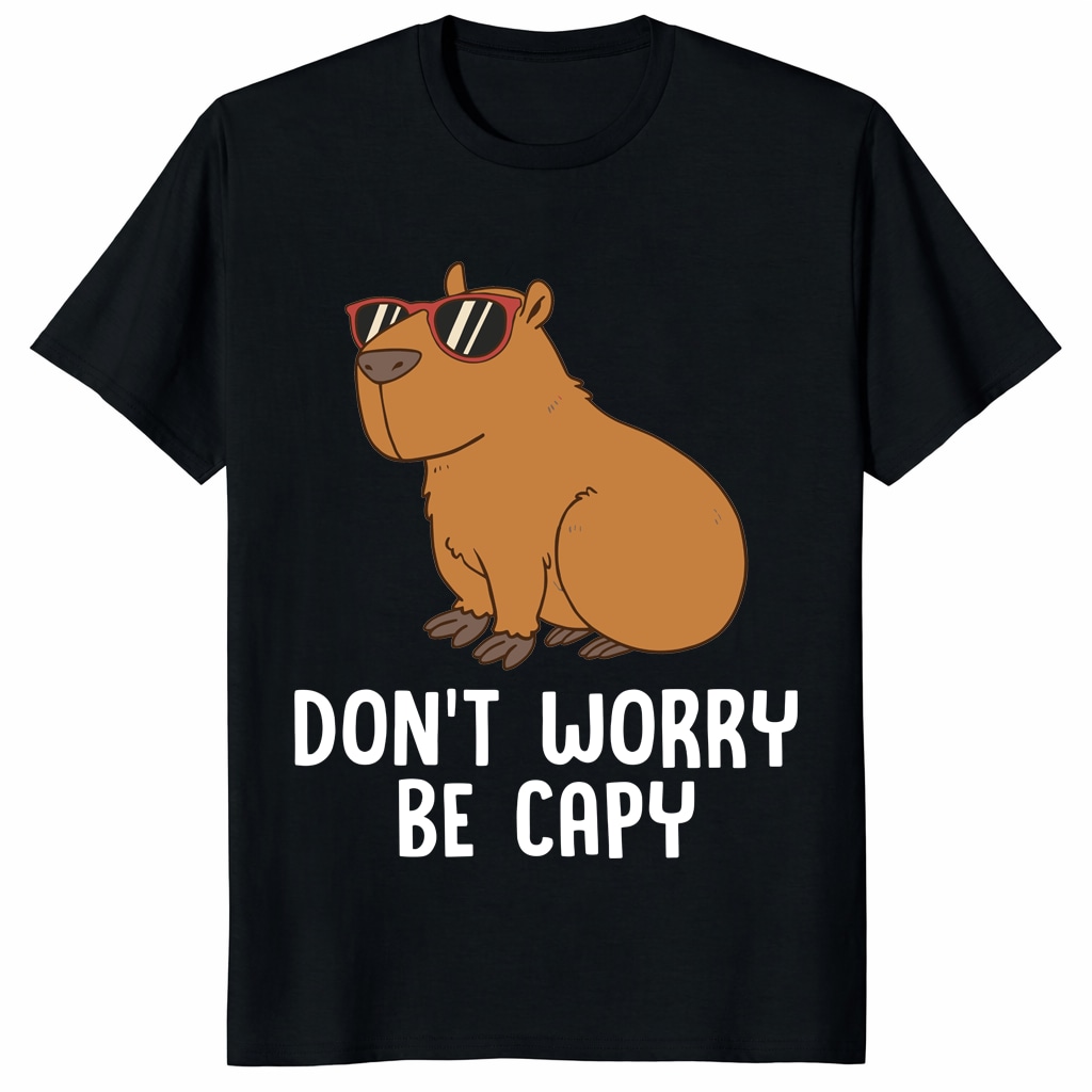 Don't Worry Be Capy Unisex Shirt – Funny Capybara Lover Gift Don't Worry Be Capy Unisex Shirt – Funny Capybara Lover Gift