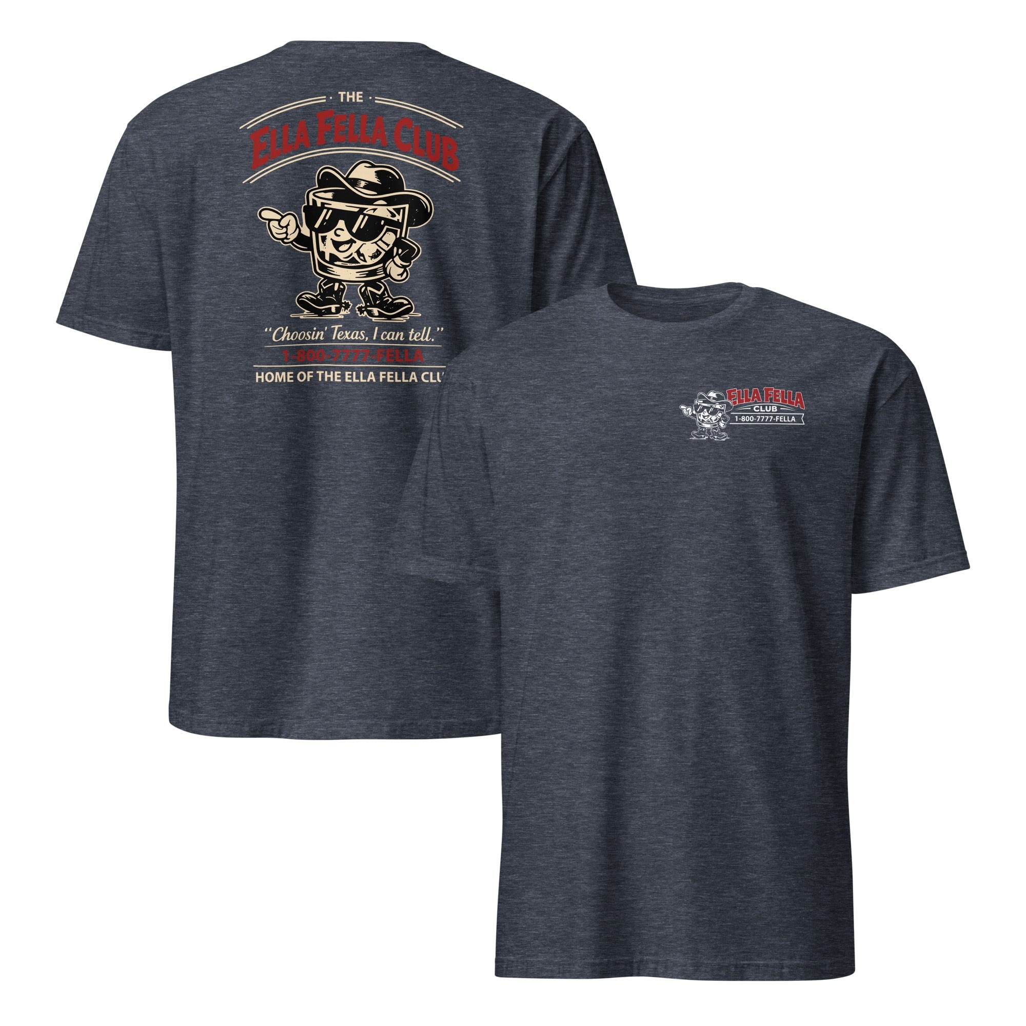 Ella Fella Club Shirt – Vintage Cowboy Texas Graphic Tee Ella Fella Club Shirt – Vintage Cowboy Texas Graphic Tee