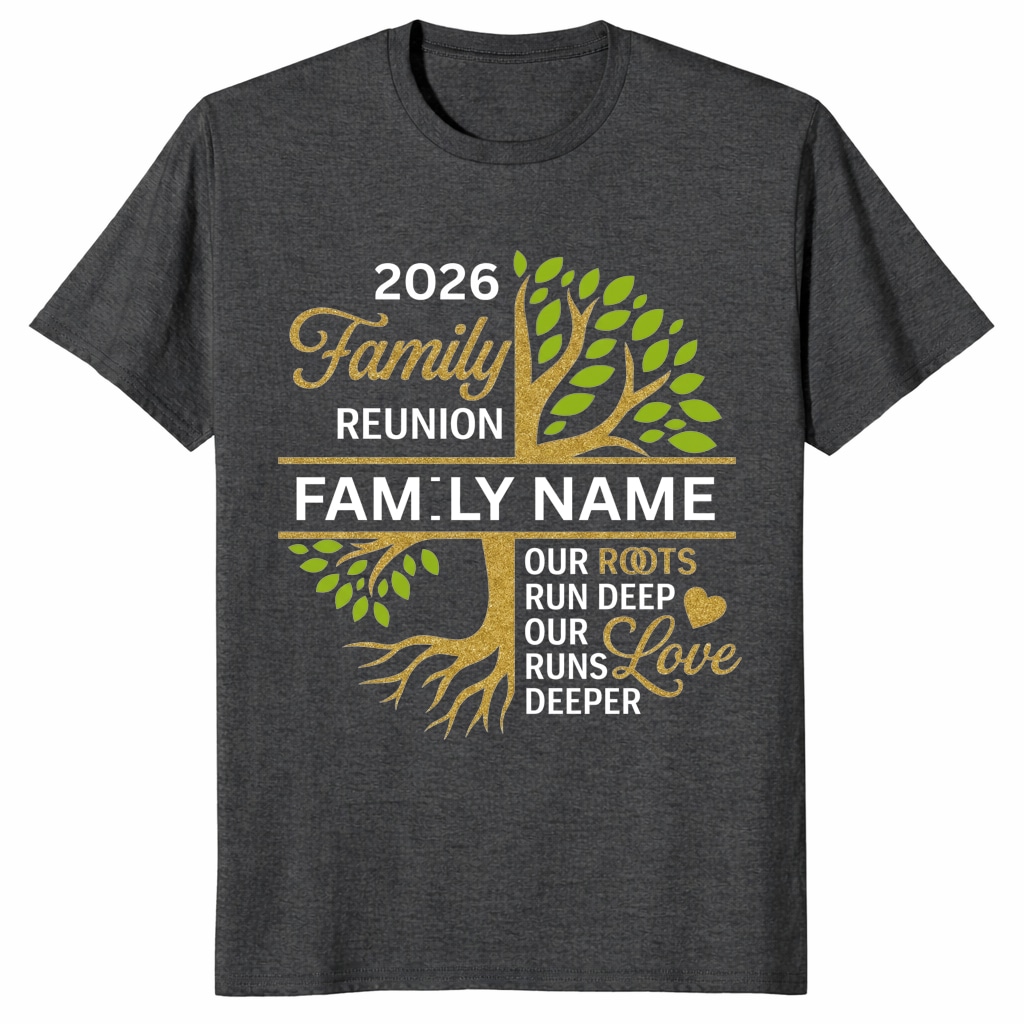 Family Reunion Shirt 2026 _ Personalised Name Tree Matching Tee Family Reunion Shirt 2026 _ Personalised Name Tree Matching Tee