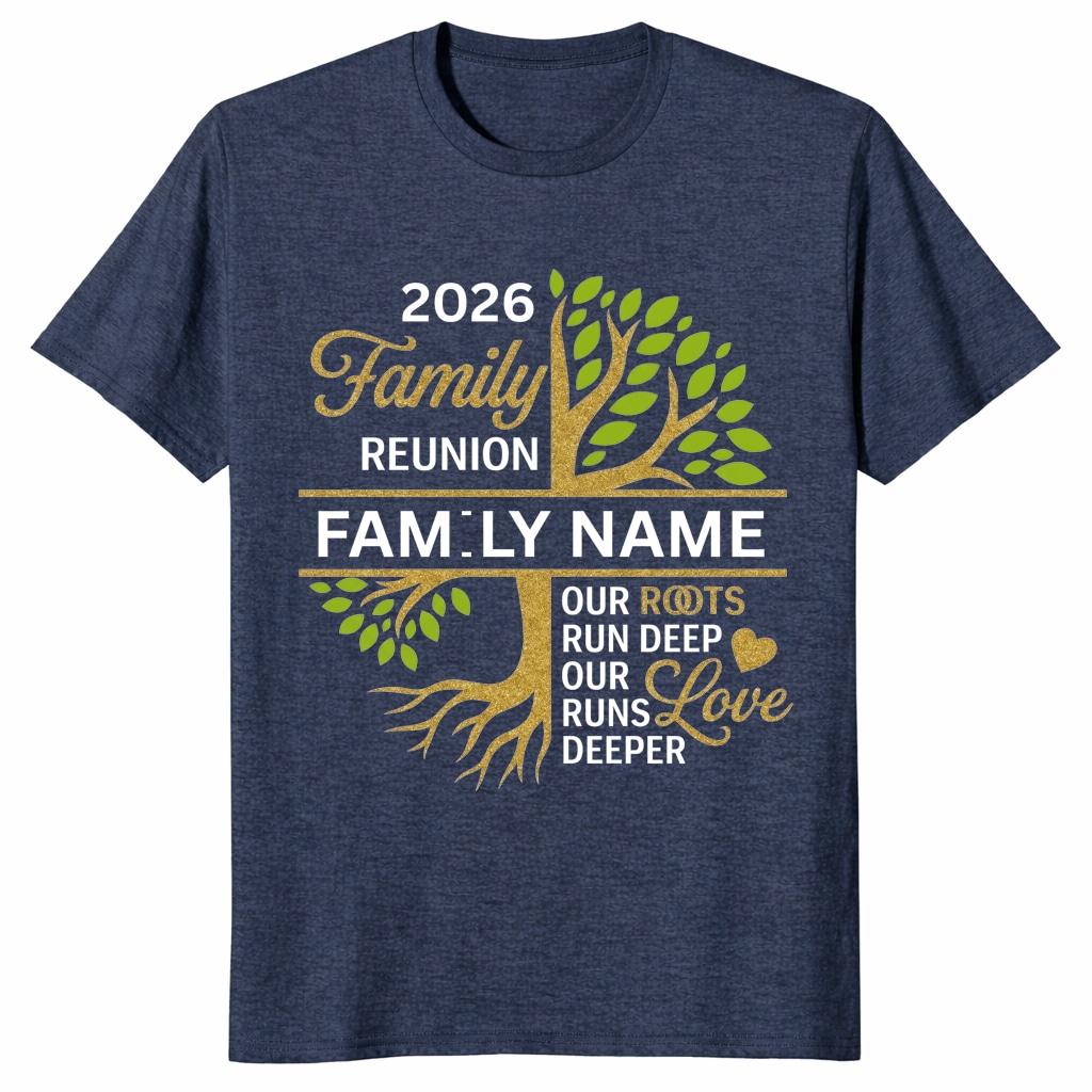 Family Reunion Shirt 2026 _ Personalised Name Tree Matching Tee_1 Family Reunion Shirt 2026 _ Personalised Name Tree Matching Tee_1