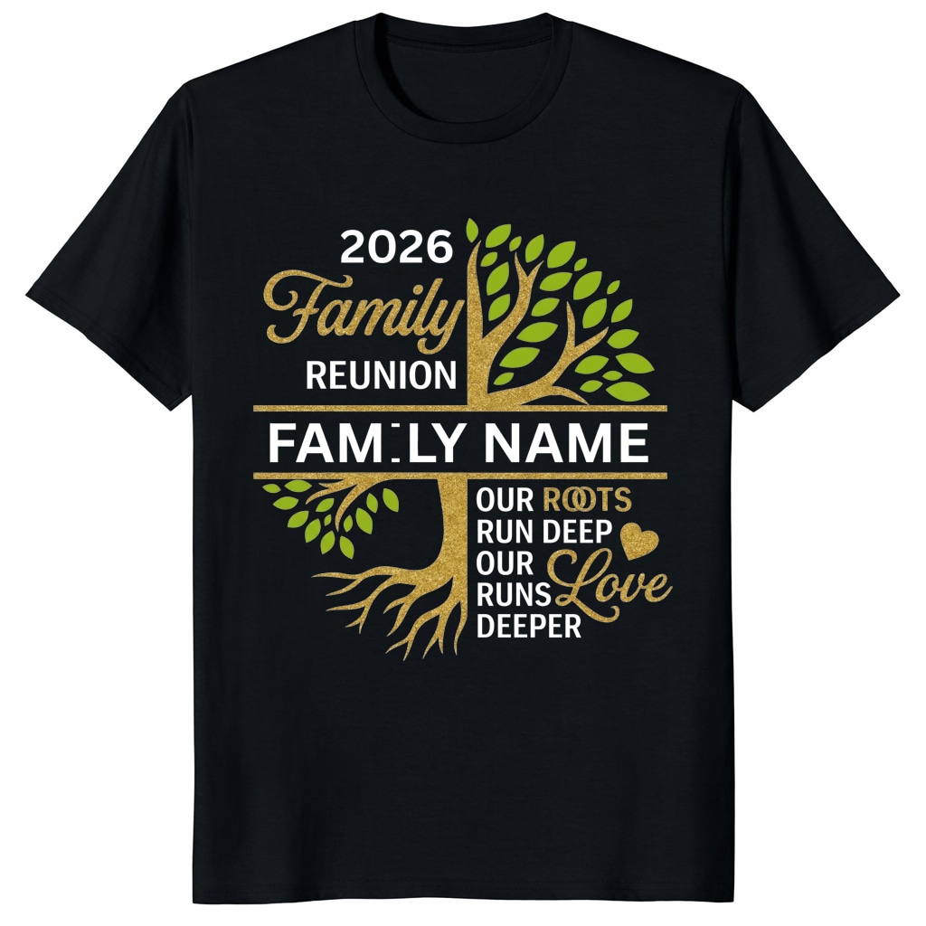Family Reunion Shirt 2026 _ Personalised Name Tree Matching Tee_1 Family Reunion Shirt 2026 _ Personalised Name Tree Matching Tee_1