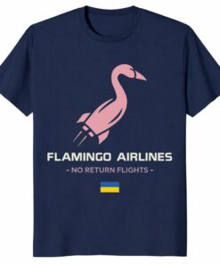 Flamingo Airlines No Return Flights Shirt – Retro Travel Tee