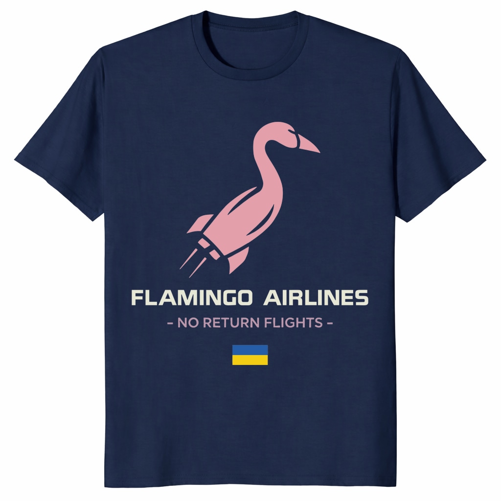 Flamingo Airlines No Return Flights Shirt – Retro Travel Tee Flamingo Airlines No Return Flights Shirt – Retro Travel Tee