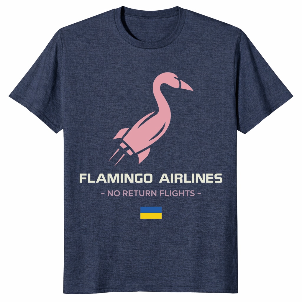 Flamingo Airlines No Return Flights Shirt – Retro Travel Tee Flamingo Airlines No Return Flights Shirt – Retro Travel Tee