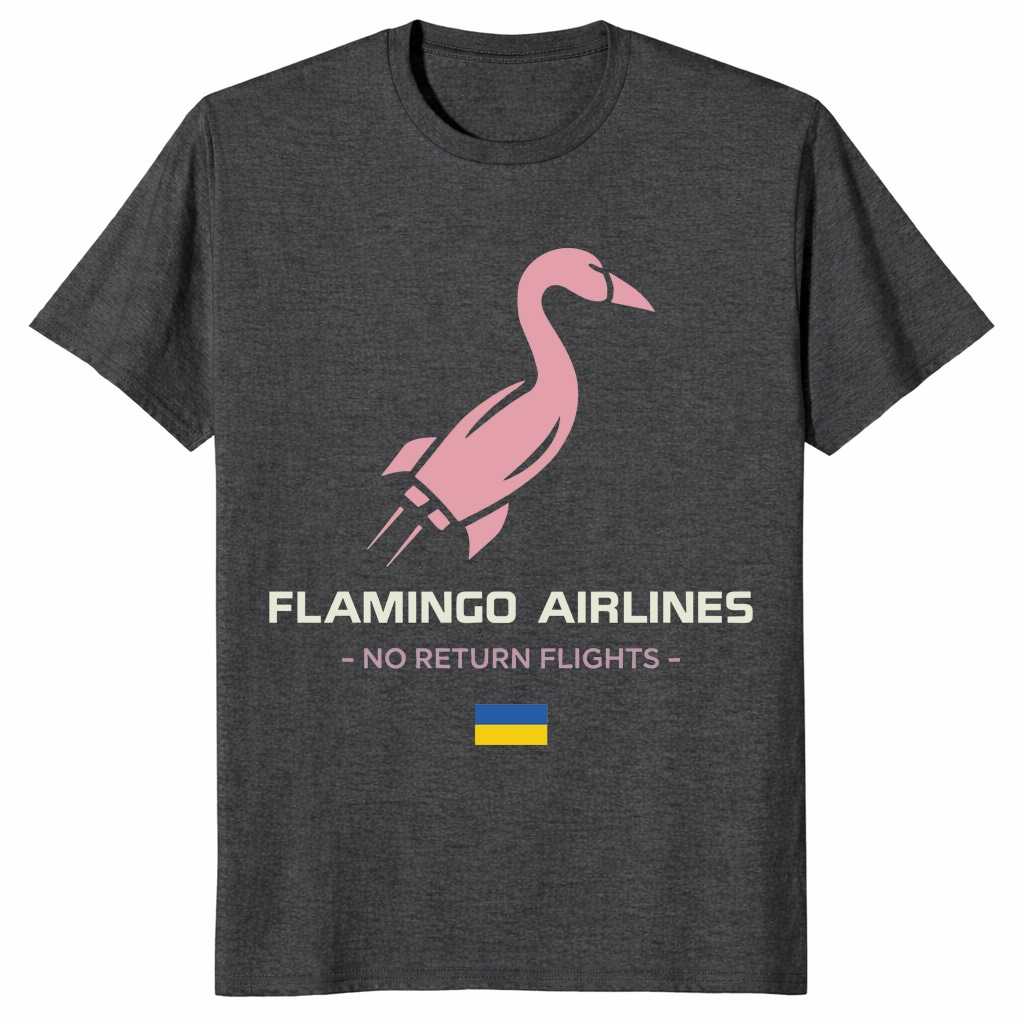 Flamingo Airlines No Return Flights Shirt – Retro Travel Tee Flamingo Airlines No Return Flights Shirt – Retro Travel Tee
