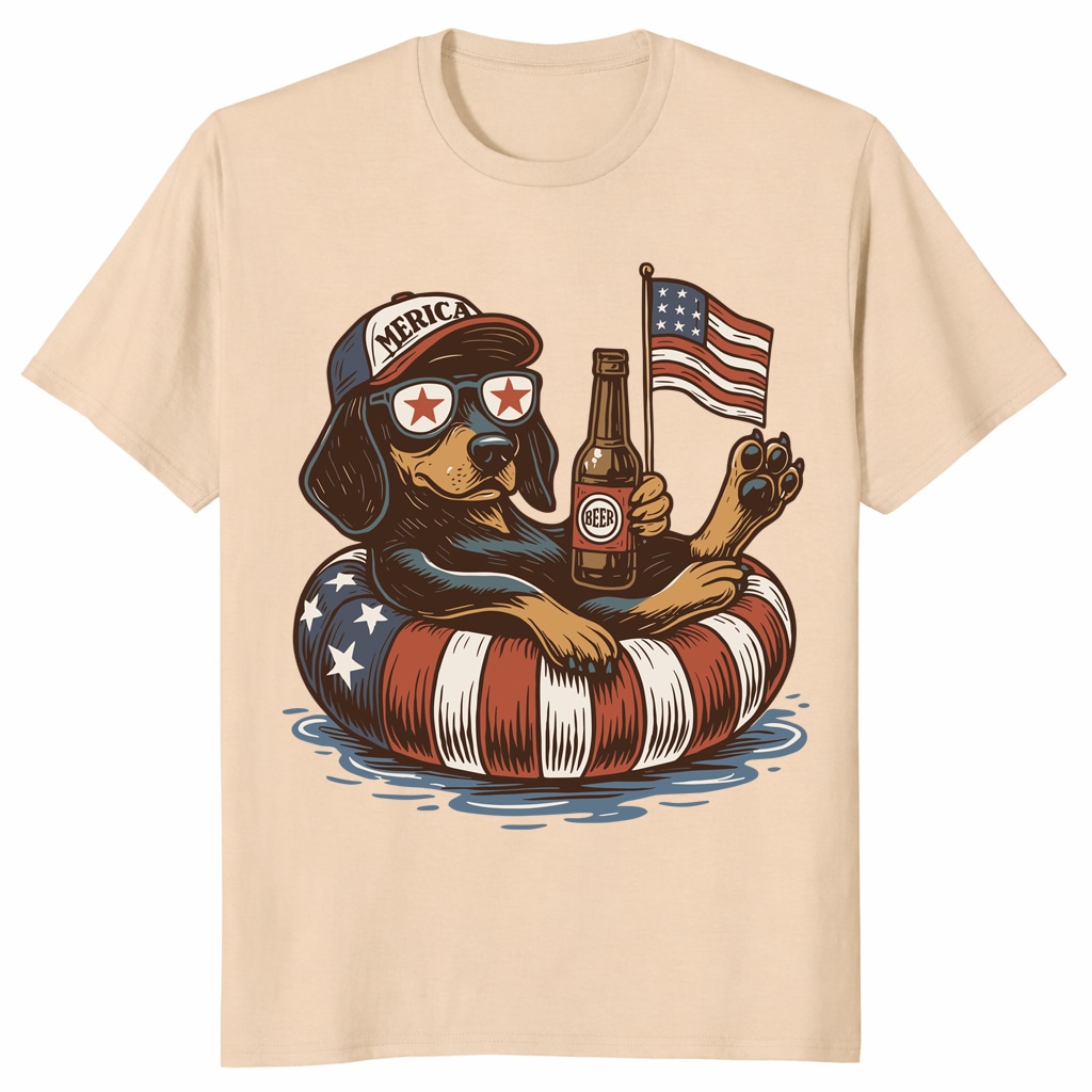 Funny 4th of July Dachshund Unisex Shirt – Patriotic Wiener Dog Tee Funny 4th of July Dachshund Unisex Shirt – Patriotic Wiener Dog Tee