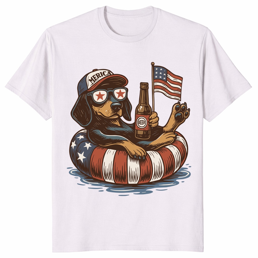 Funny 4th of July Dachshund Unisex Shirt – Patriotic Wiener Dog Tee Funny 4th of July Dachshund Unisex Shirt – Patriotic Wiener Dog Tee