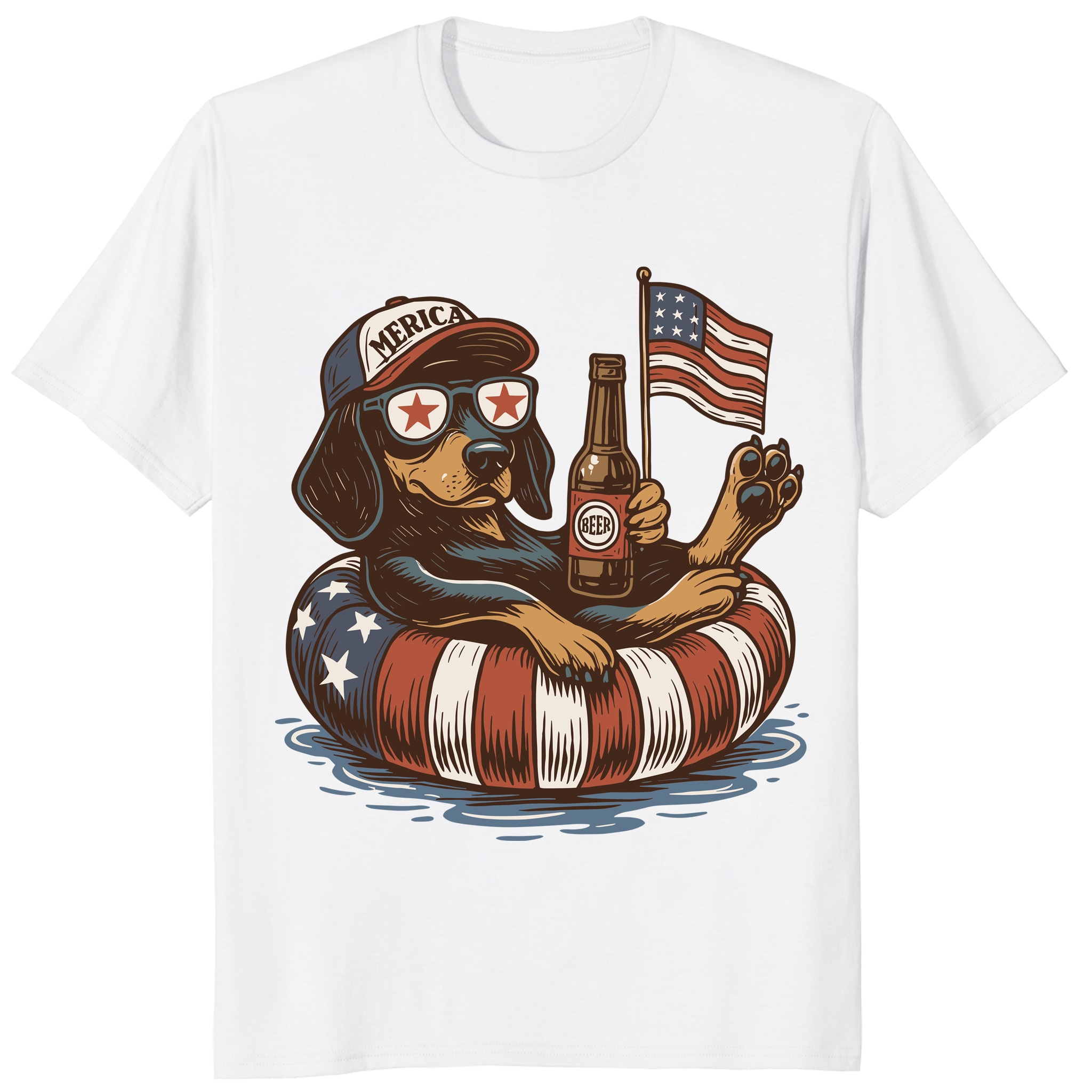 Funny 4th of July Dachshund Unisex Shirt – Patriotic Wiener Dog Tee Funny 4th of July Dachshund Unisex Shirt – Patriotic Wiener Dog Tee