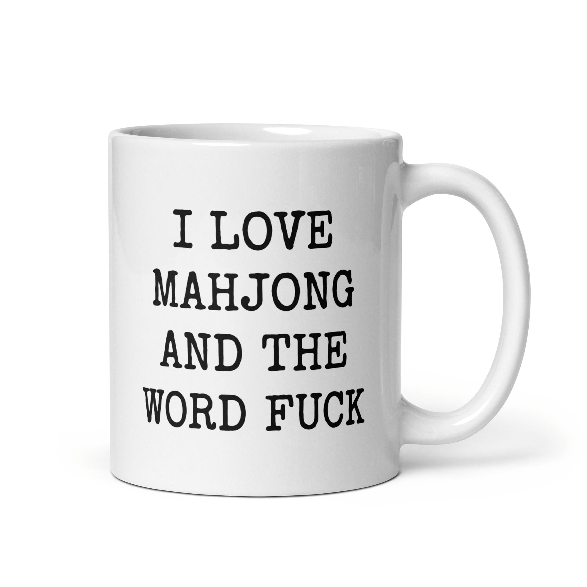 Funny Mahjong Mug – Swear Word Gift for Mahjong Lovers Funny Mahjong Mug – Swear Word Gift for Mahjong Lovers