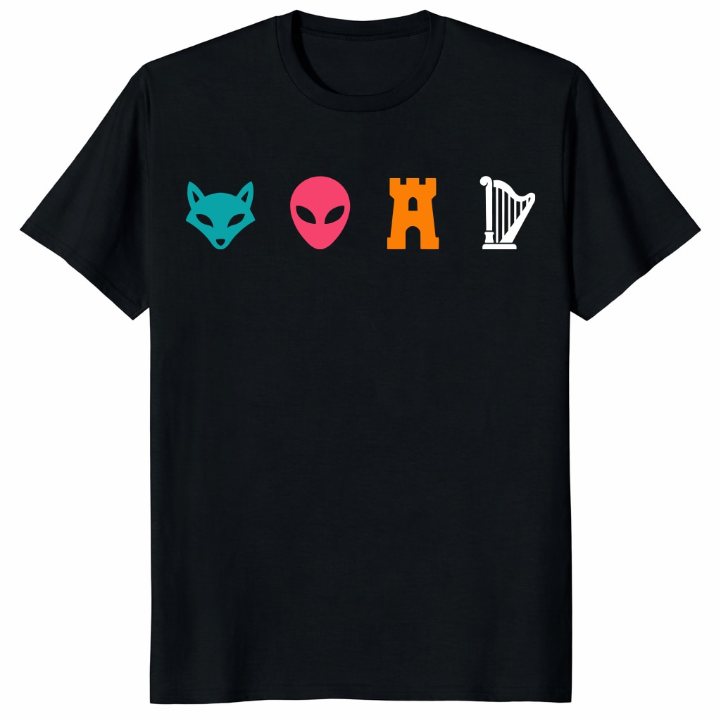 Funny Spurs Fox Alien Castle Harper Unisex Shirt Funny Spurs Fox Alien Castle Harper Unisex Shirt
