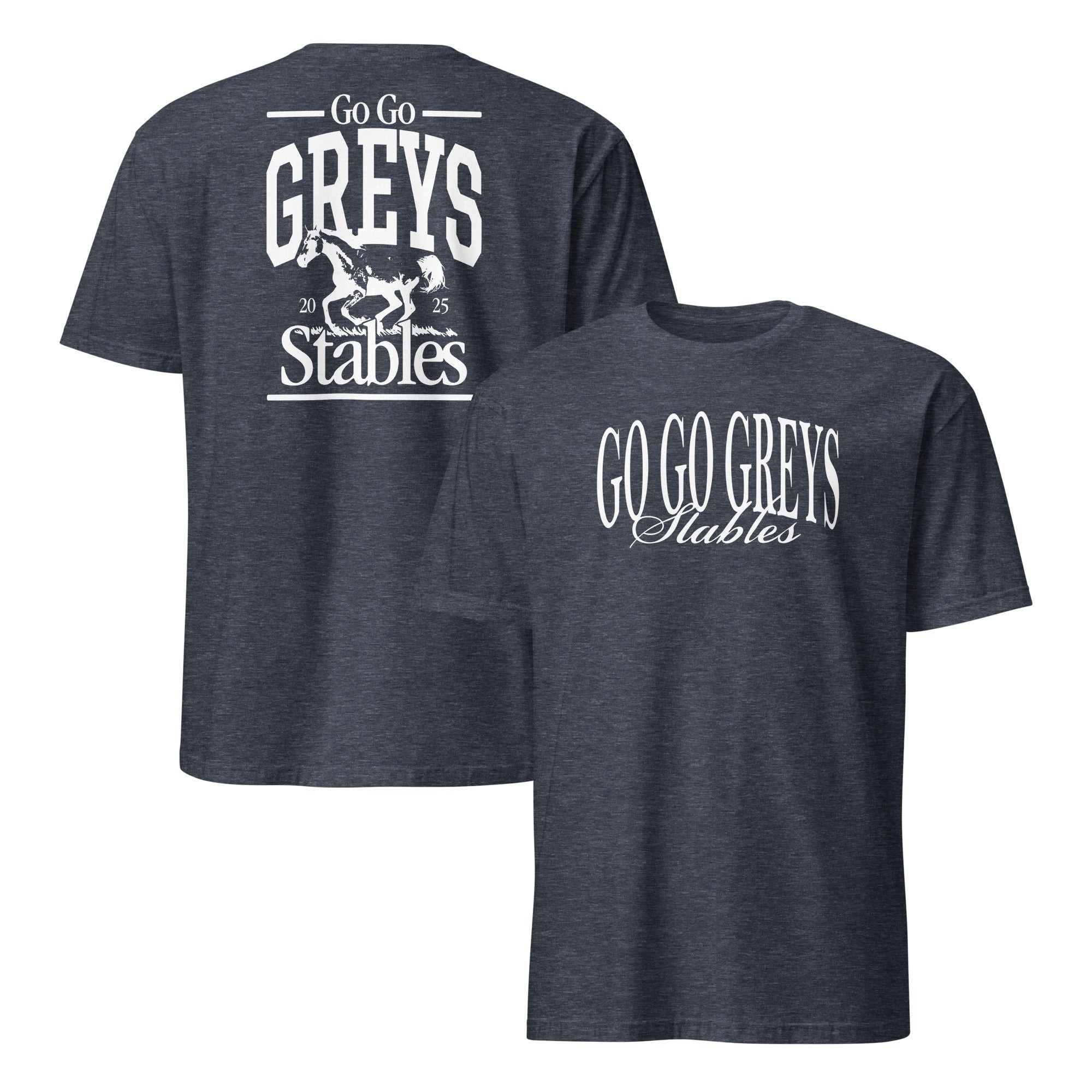 Go Go Greys Stables 2025 Unisex Shirt – Equestrian Racing Fan Tee Go Go Greys Stables 2025 Unisex Shirt – Equestrian Racing Fan Tee
