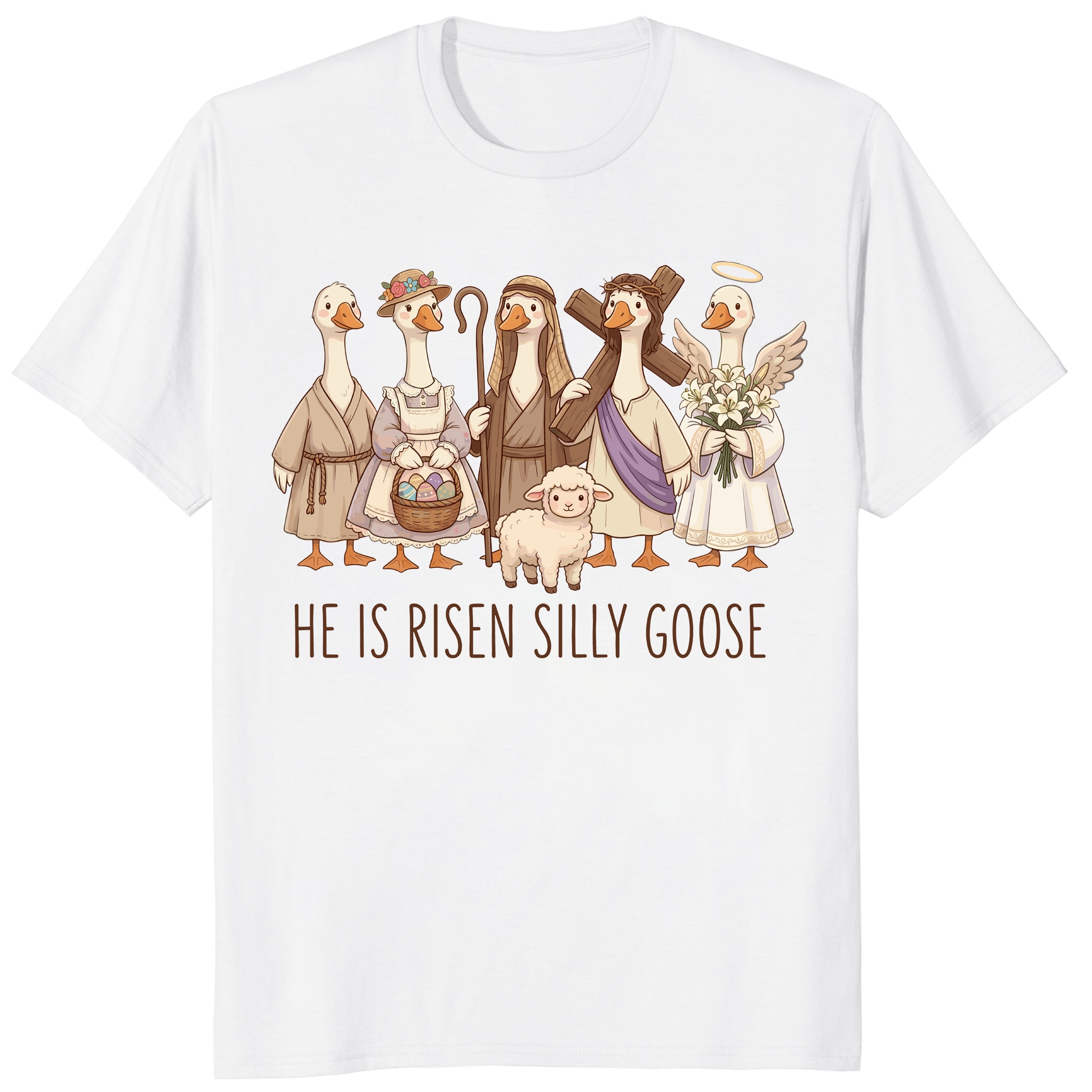 He Is Risen Silly Goose Shirt – Funny Christian Easter Tee He Is Risen Silly Goose Shirt – Funny Christian Easter Tee