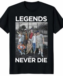 Heroes Get Remembered Legends Never Die Shirt – Retro Baseball Tee