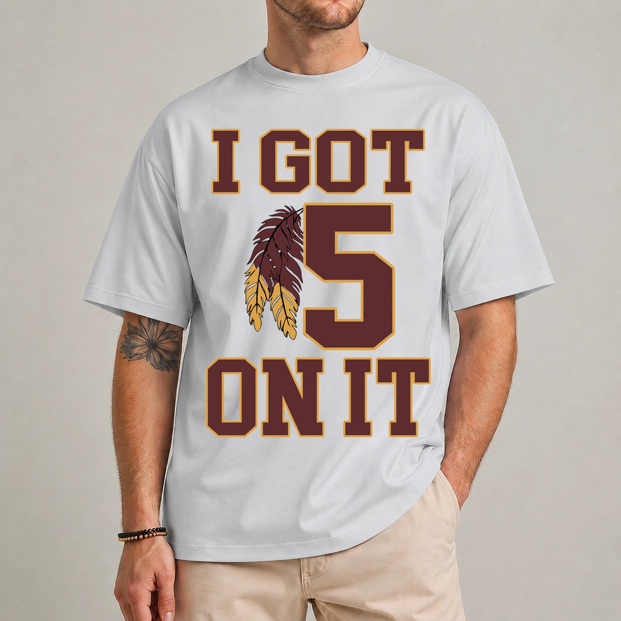 Hilarious I Got 5 On It Football Unisex Shirt for Fans Hilarious I Got 5 On It Football Unisex Shirt for Fans