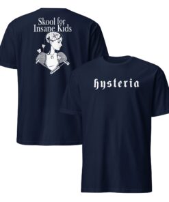 Hysteria Skool For Insane Kids Unisex Shirt – Gothic Graphic Tee