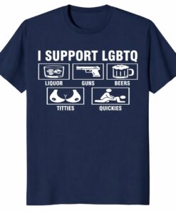 I Support LGBTQ Shirt – Funny Adult Humor Graphic Tee