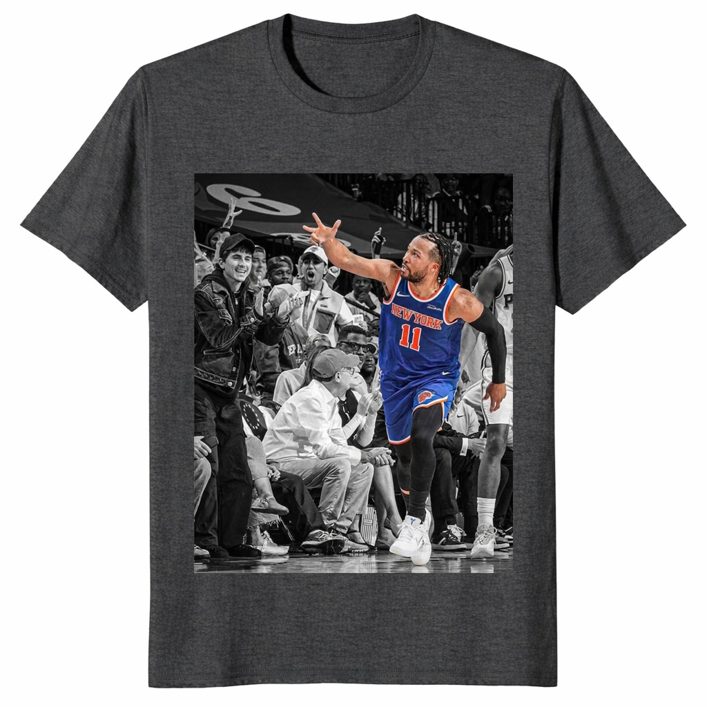 Jalen Brunson New York Knicks Unisex Shirt – Courtside Fan Tee Jalen Brunson New York Knicks Unisex Shirt – Courtside Fan Tee