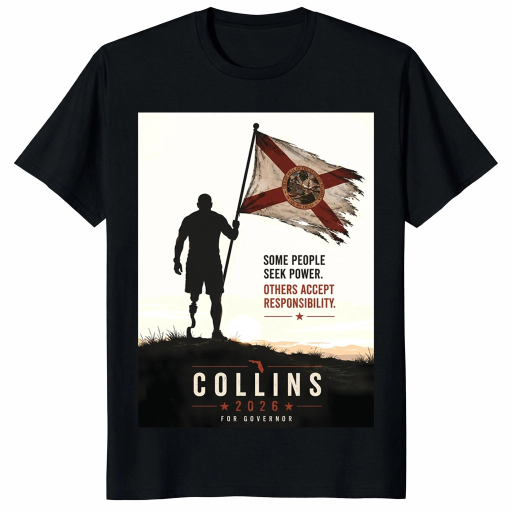 Jay Collins For Florida Governor 2026 Campaign Graphic Unisex Shirt Jay Collins For Florida Governor 2026 Campaign Graphic Unisex Shirt