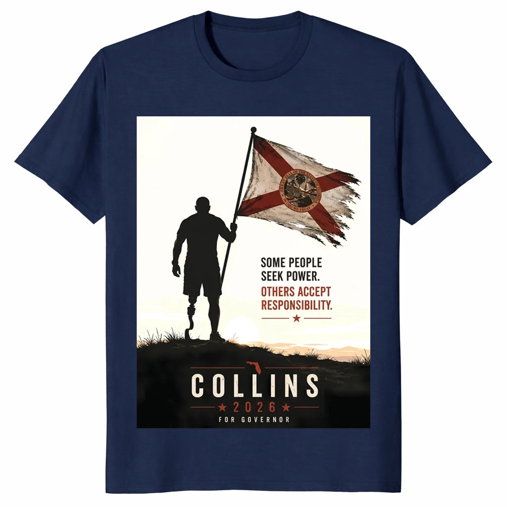 Jay Collins For Florida Governor 2026 Campaign Graphic Unisex Shirt Jay Collins For Florida Governor 2026 Campaign Graphic Unisex Shirt