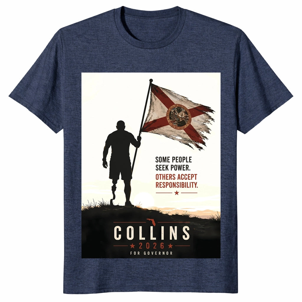 Jay Collins For Florida Governor 2026 Campaign Graphic Unisex Shirt Jay Collins For Florida Governor 2026 Campaign Graphic Unisex Shirt