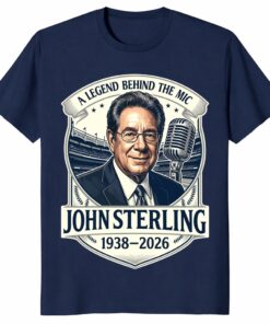 John Sterling Unisex Shirt – A Legend Behind The Mic Tribute Tee