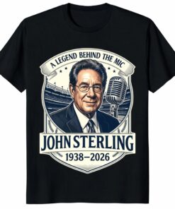 John Sterling Unisex Shirt – A Legend Behind The Mic Tribute Tee