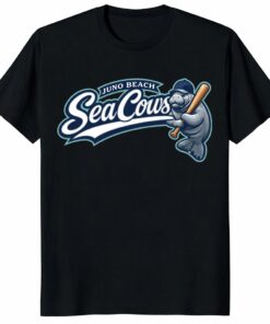 Juno Beach Sea Cows Baseball Manatee Shirt _ Coastal Tee