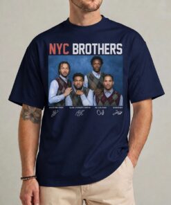 Knicks NYC Brothers Shirt – Brunson Towns OG Anunoby Hart Tee