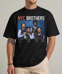 Knicks NYC Brothers Shirt – Brunson Towns OG Anunoby Hart Tee