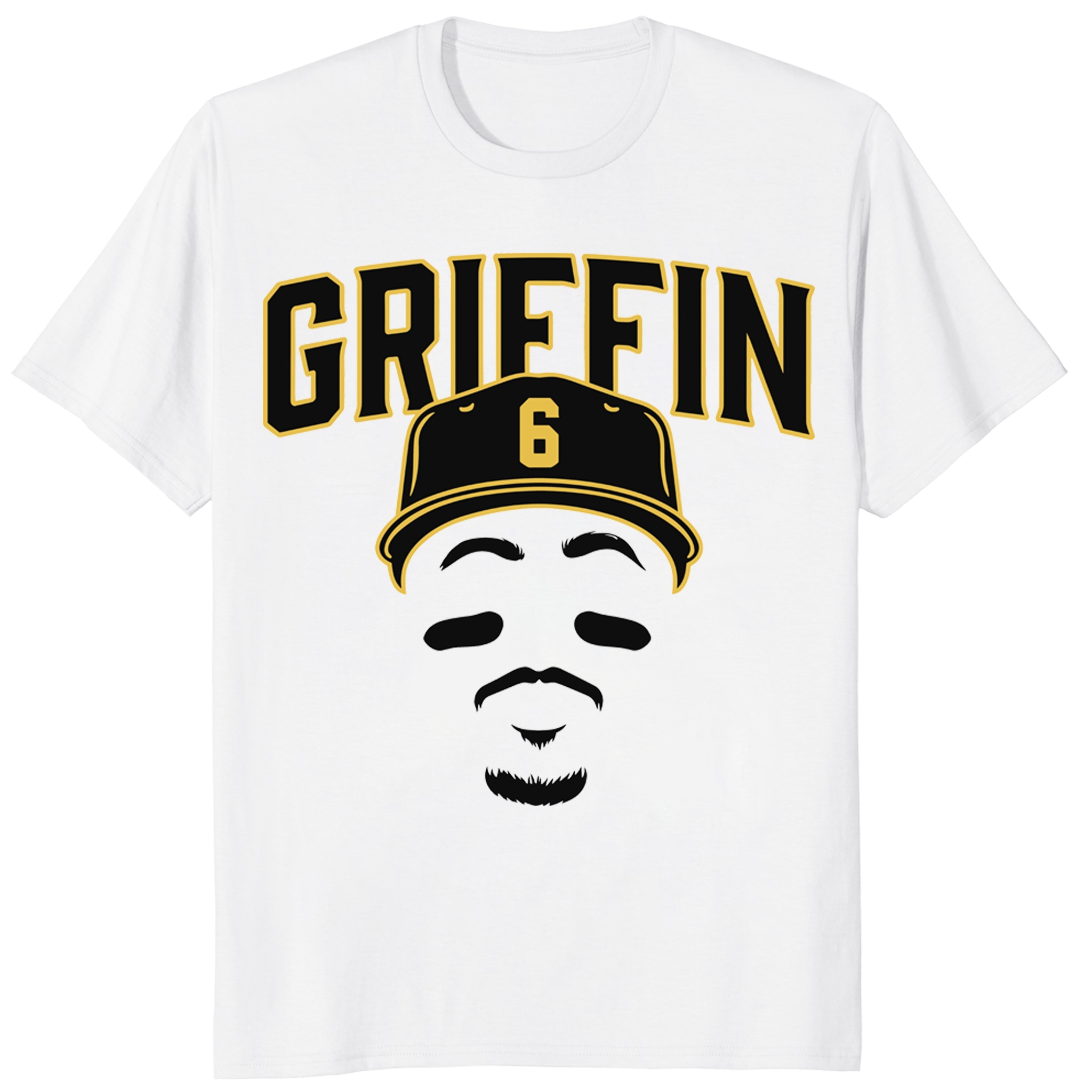 Konnor Griffin Pittsburgh Baseball Blank Face Unisex Shirt – #6 Konnor Griffin Pittsburgh Baseball Blank Face Unisex Shirt – #6