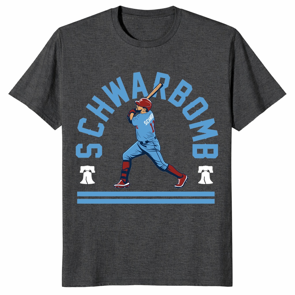 Kyle Schwarber Schwarbomb Unisex Shirt _ Philly Baseball Fan Gift Kyle Schwarber Schwarbomb Unisex Shirt _ Philly Baseball Fan Gift