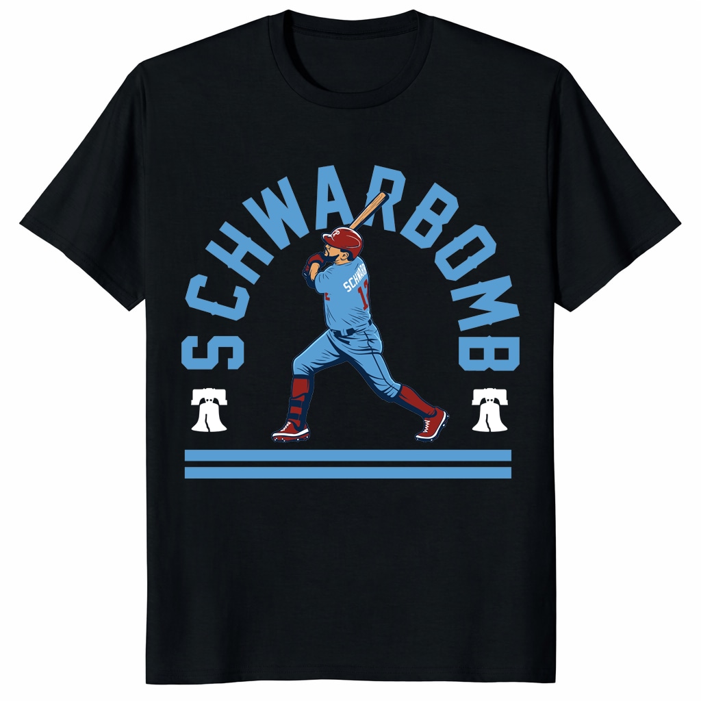 Kyle Schwarber Schwarbomb Unisex Shirt _ Philly Baseball Fan Gift Kyle Schwarber Schwarbomb Unisex Shirt _ Philly Baseball Fan Gift