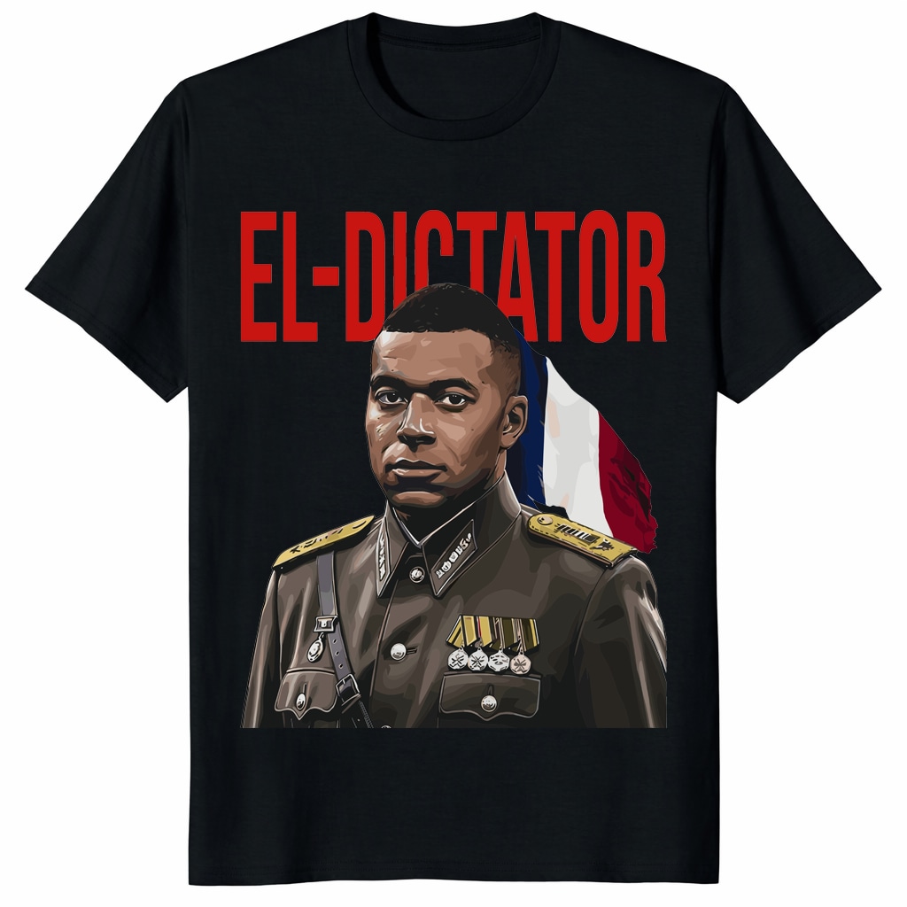 Kylian Mbappe Unisex Shirt – El Dictator Funny Soccer Fan Tee Kylian Mbappe Unisex Shirt – El Dictator Funny Soccer Fan Tee