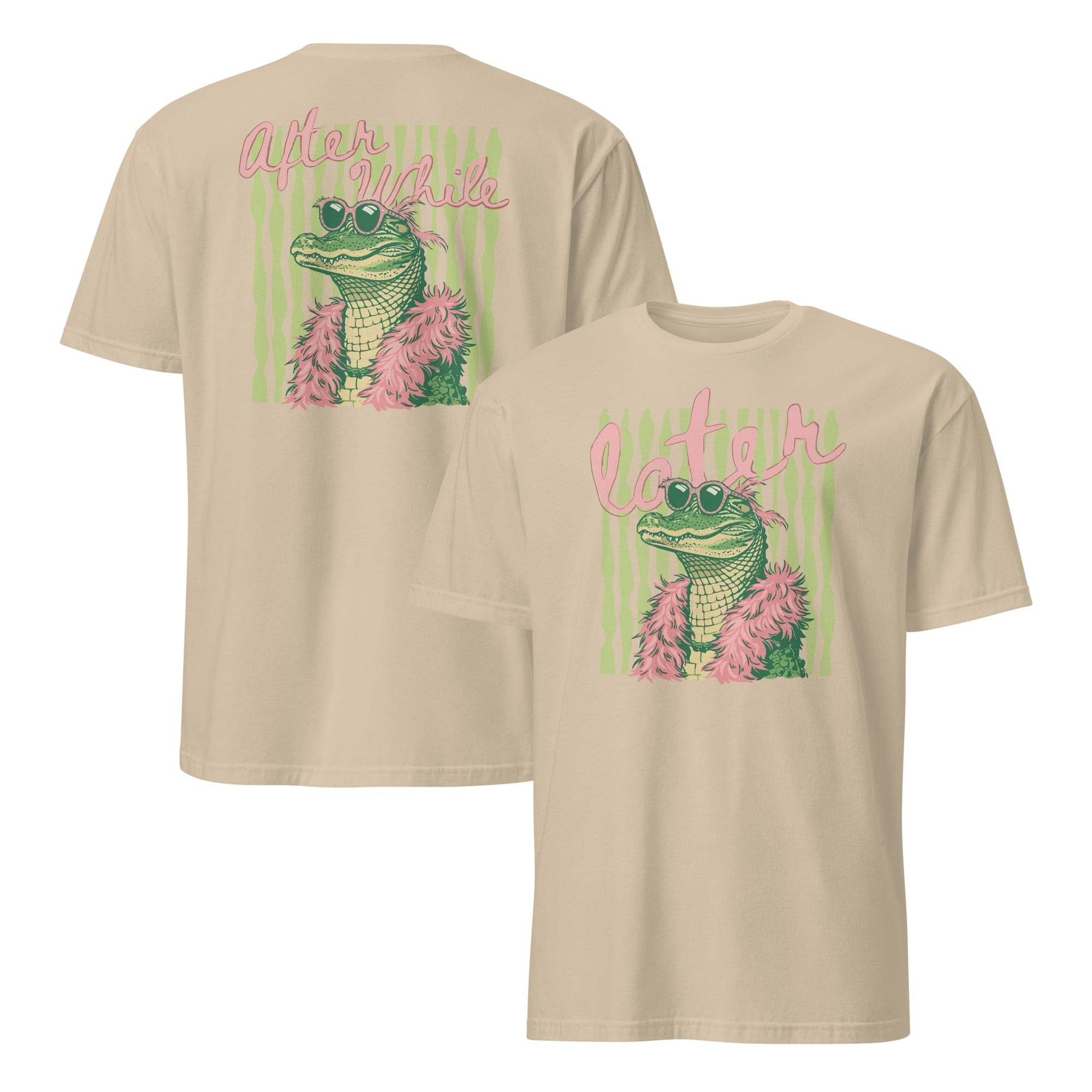 Later Alligator Unisex Shirt – Funny Retro Summer Graphic Tee Later Alligator Unisex Shirt – Funny Retro Summer Graphic Tee