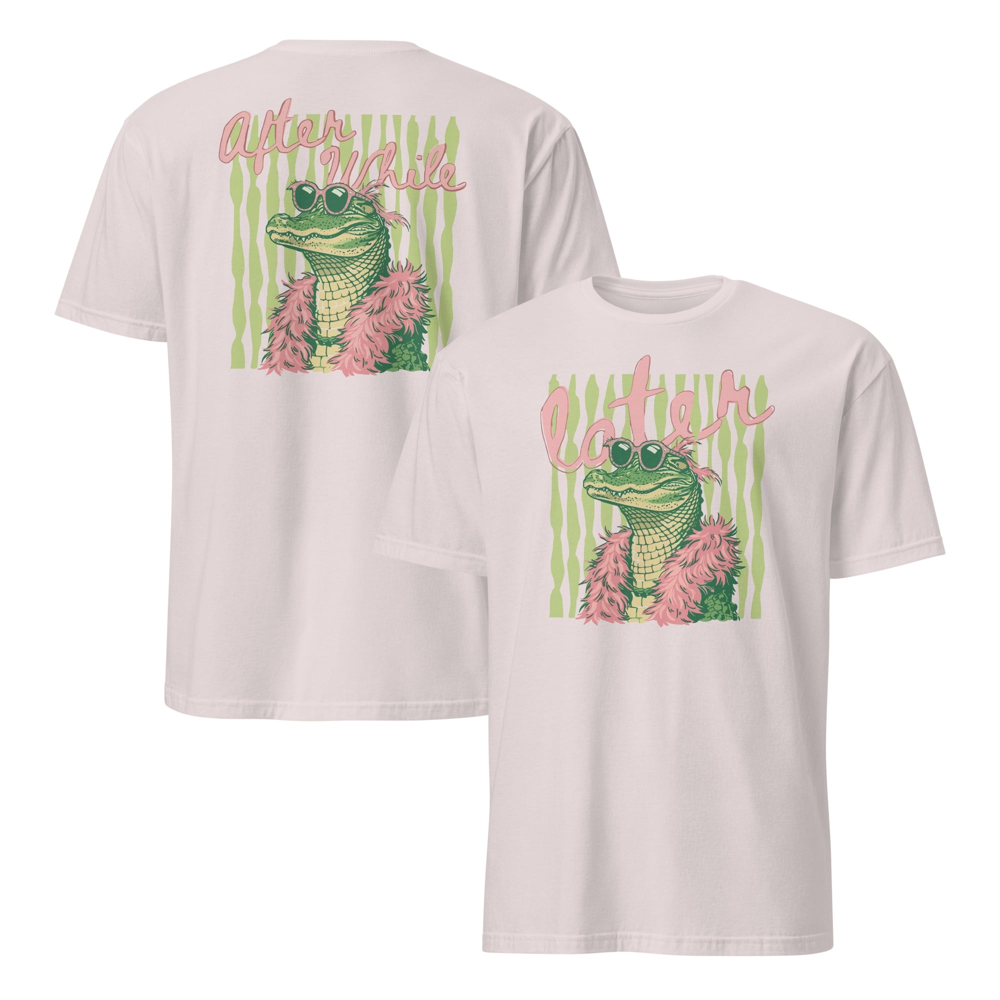 Later Alligator Unisex Shirt – Funny Retro Summer Graphic Tee Later Alligator Unisex Shirt – Funny Retro Summer Graphic Tee