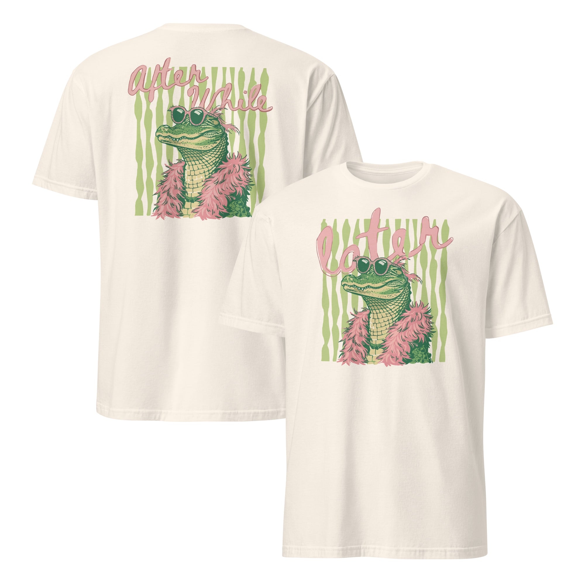 Later Alligator Unisex Shirt – Funny Retro Summer Graphic Tee Later Alligator Unisex Shirt – Funny Retro Summer Graphic Tee