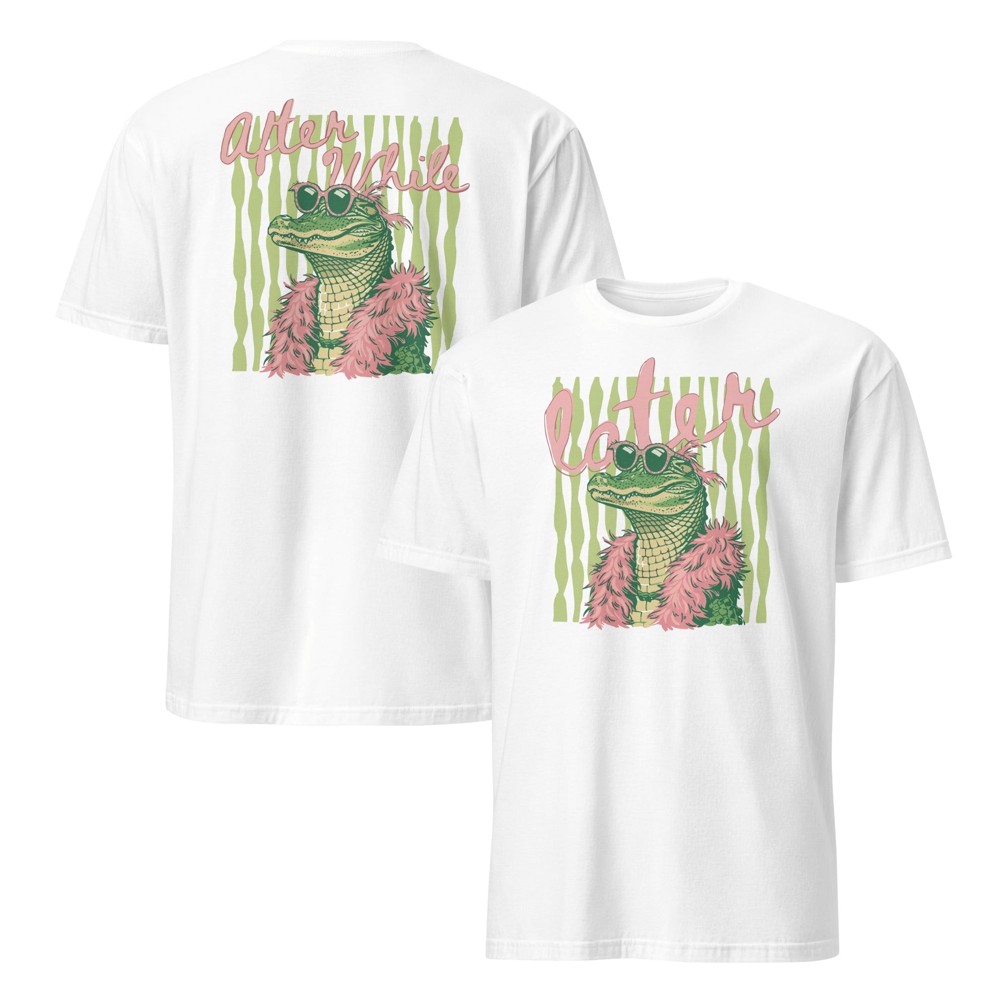 Later Alligator Unisex Shirt – Funny Retro Summer Graphic Tee Later Alligator Unisex Shirt – Funny Retro Summer Graphic Tee