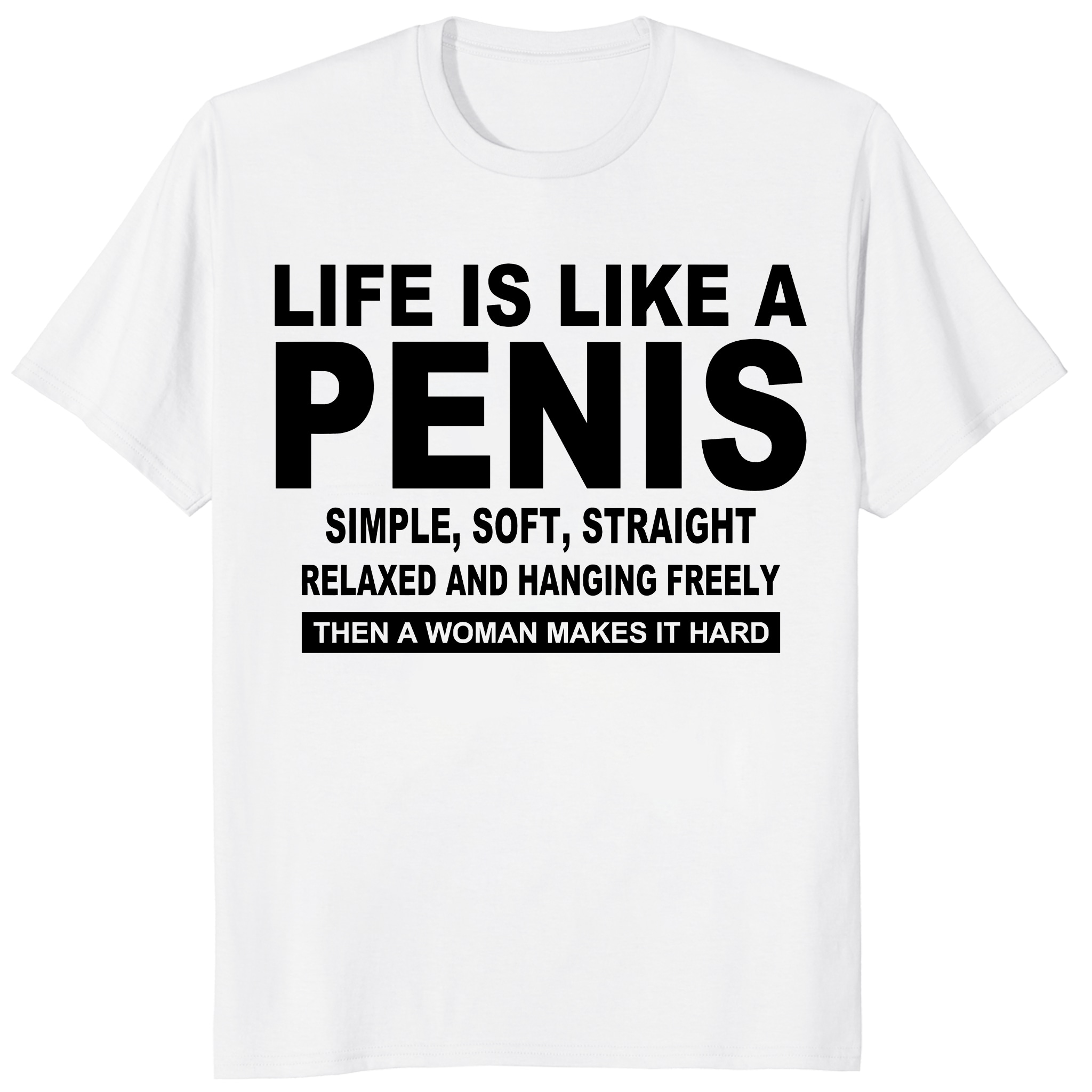 Life Is Like A Penis Shirt – Funny Rude Adult Humor Gift Life Is Like A Penis Shirt – Funny Rude Adult Humor Gift