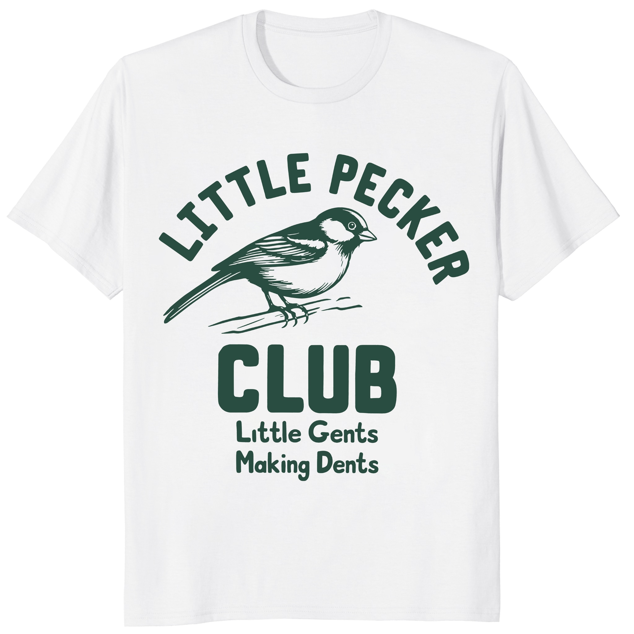 Little Pecker Club Little Gents Making Dents Graphic Unisex Shirt Little Pecker Club Little Gents Making Dents Graphic Unisex Shirt