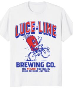 Luce Line Brewing Co Shirt – Luce Line Trail Bike Beer Tee